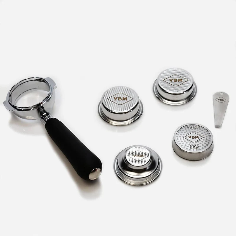 VBM Tasting Kit - Bodenloser E61 Siebträger mit IMS präzisions Sieben