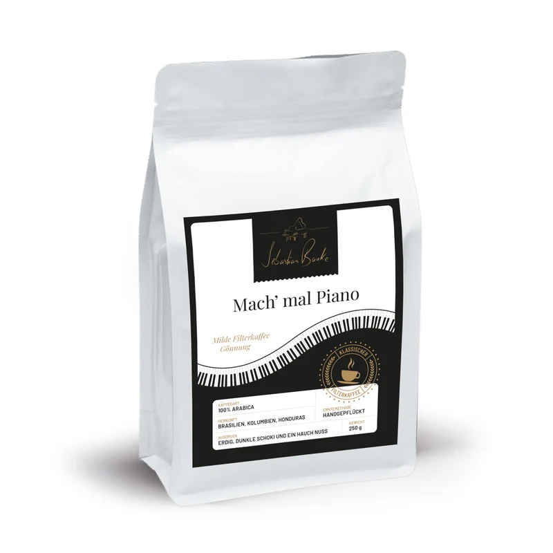 Mach mal Piano - milde Filterkaffee Gönnung - Bauke Special Edition