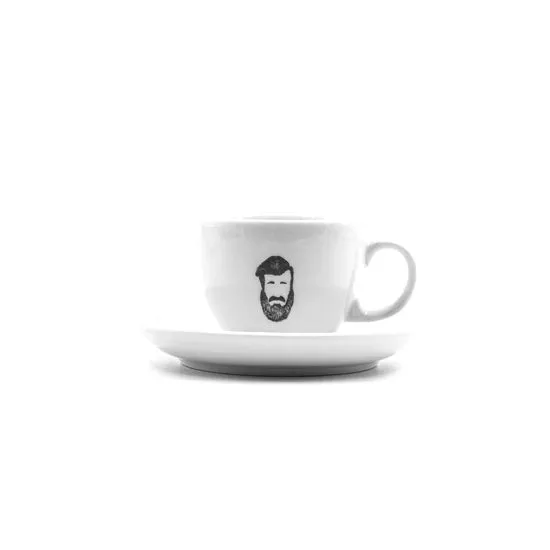 Kaffeebrewda Espresso Tasse mit Untertasse