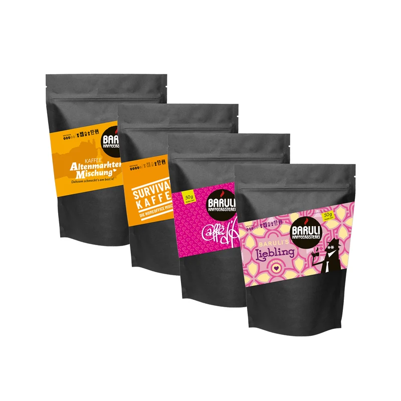 Baruli's Kaffee-Probierpaket | 4 x 50g Kaffee