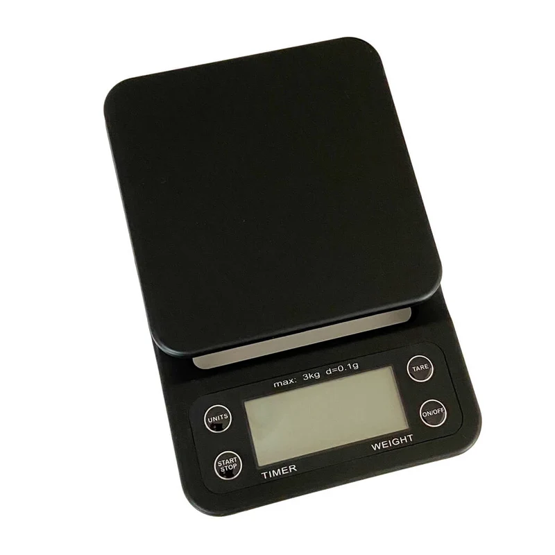 JoeFrex digitale Kaffeewaage - Elektronische Barista Waage 5,0 kg mit Timer