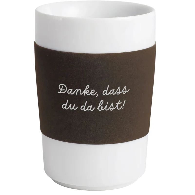 KAHLA touch! Maxi-Becher 0,35 l chocolate brown individualisiert