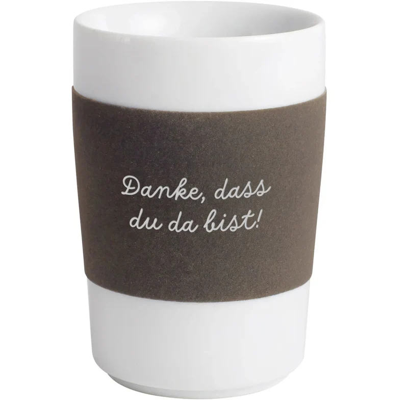 KAHLA touch! Maxi-Becher 0,35 l warm gray individualisiert