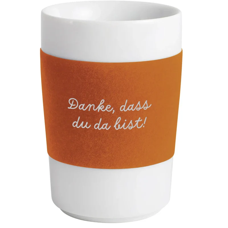 KAHLA touch! Maxi-Becher 0,35 l sunset orange individualisiert