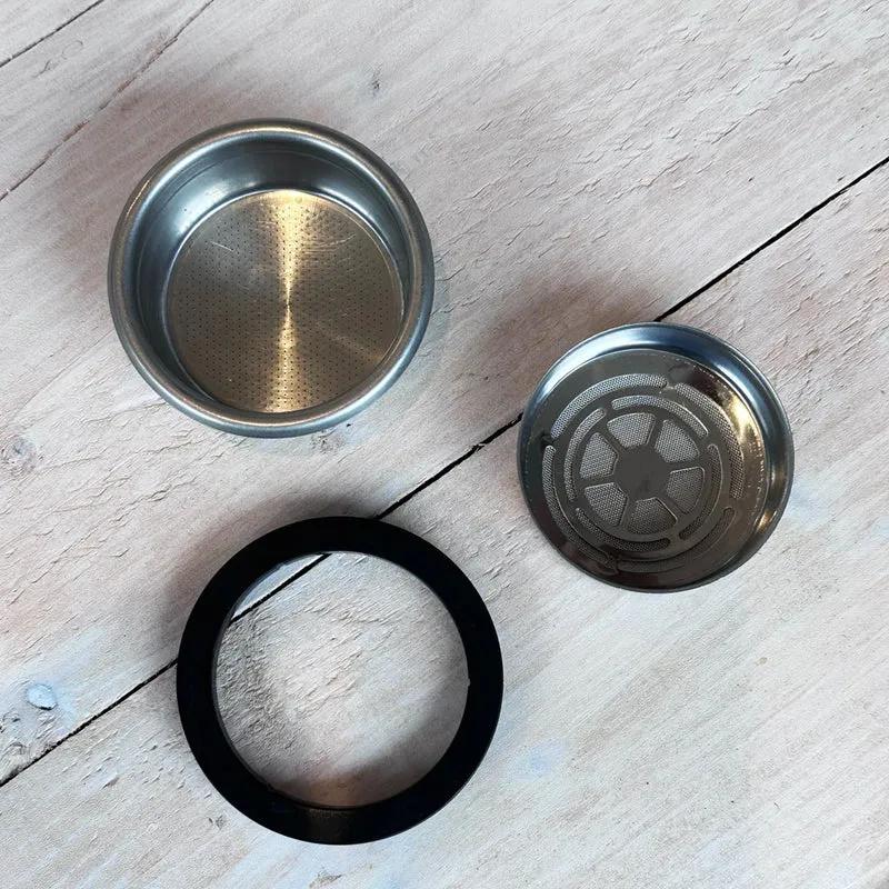 Siebträger Set 58mm - Standard Siebeinsatz, Dusche, Dichtung