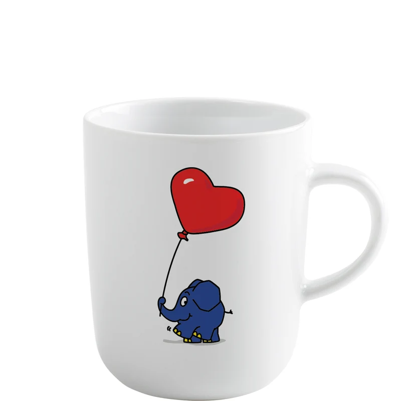 KAHLA DieMaus Becher 0,35 l Ballon Elefant