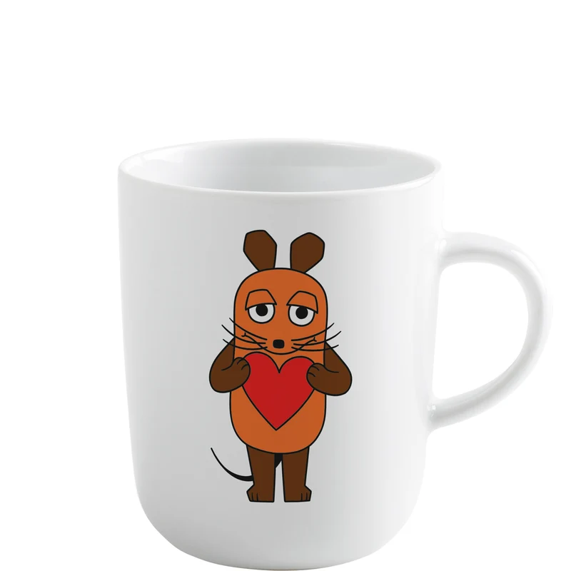 KAHLA DieMaus Becher 0,35 l Herz Maus