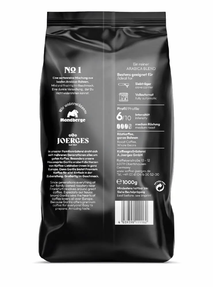 GORILLA Espresso Crema No.1 1 KG Bohne