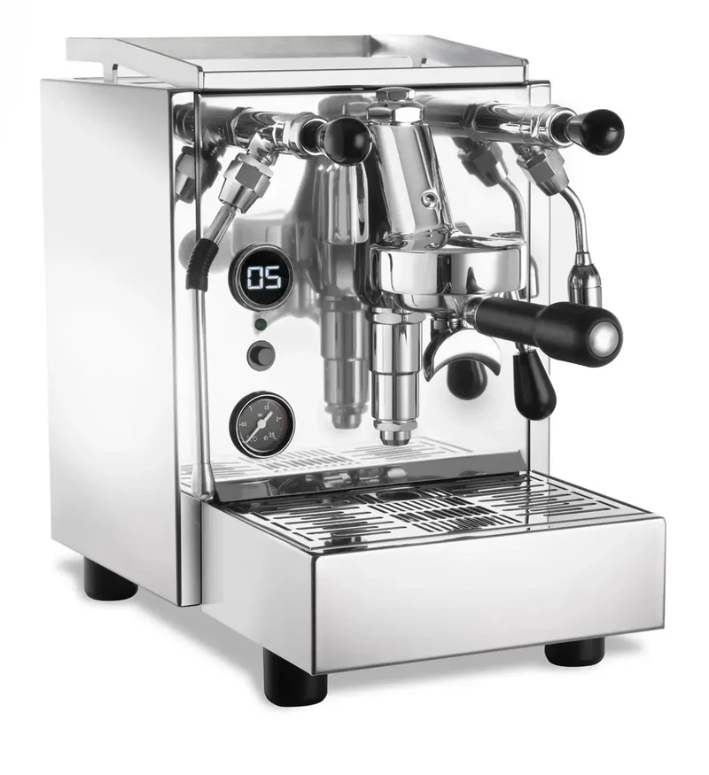 ACM Homey mit Shot Timer Edelstahl Siebträgermaschine - Kaffeewelt