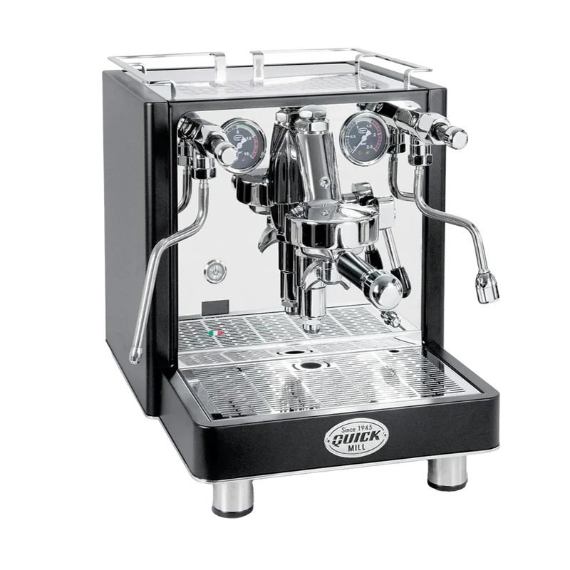 Quick Mill Essence Nero Inox / Schwarz Siebträgermaschine - Kaffeewelt