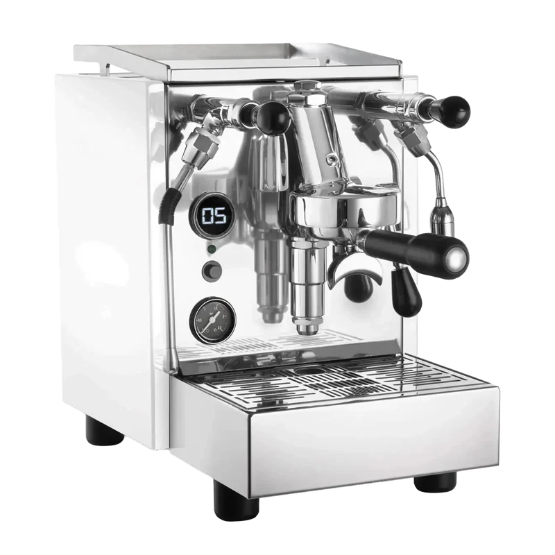 ACM Homey mit Shot Timer Weiß Siebträgermaschine - Kaffeewelt