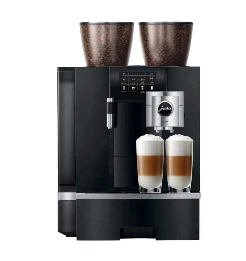 JURA GIGA X8c Gewerbe Kaffeevollautomat mit Festwasseranschluss inkl. Montage / bis 200 Tassen Tagesleistung