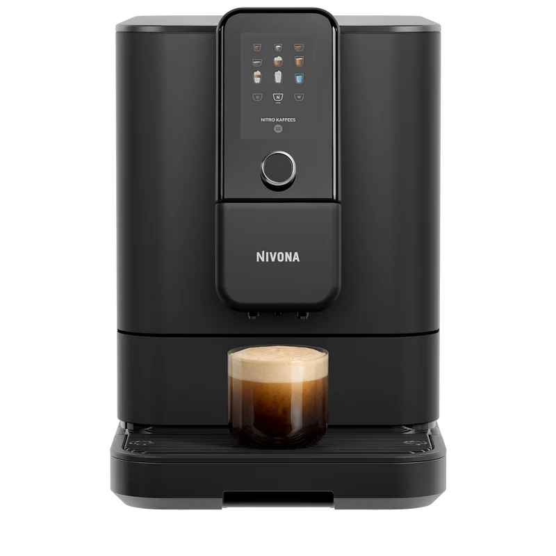 Nivona NIVO 8111 | Schwarz | Titan | Neues 8000er Modell mit Nitro Kaffee