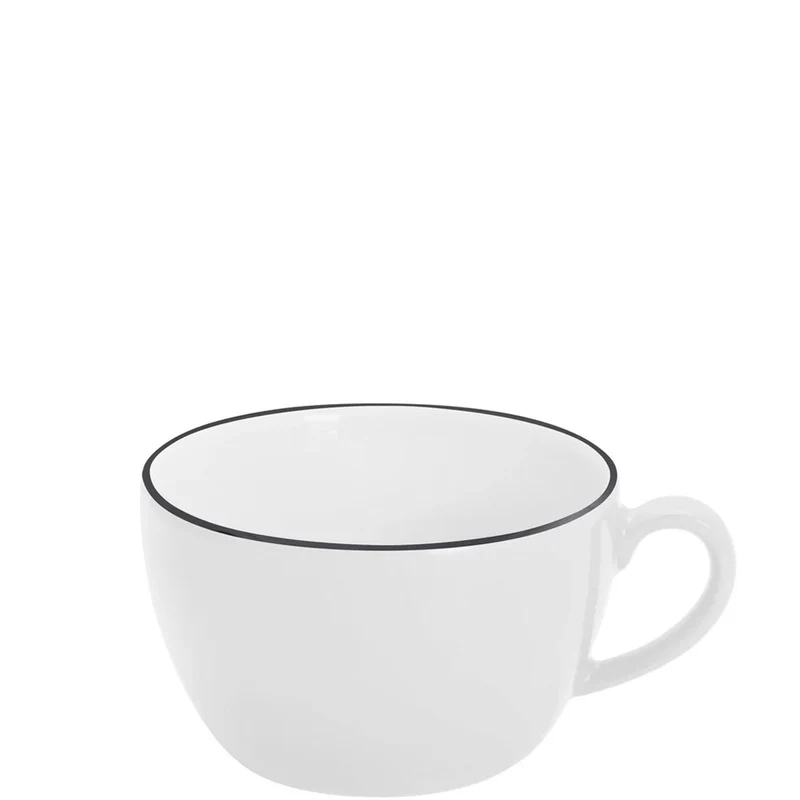 KAHLA Pronto Line Cappuccinotasse 0,25 l Line pure black