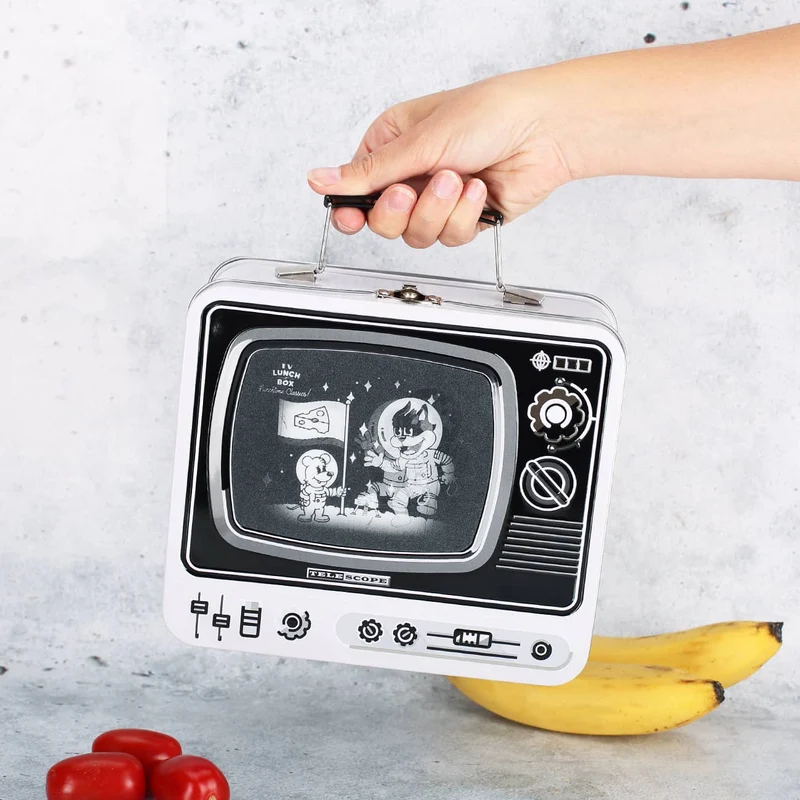 TV Lunch Box - 3D-Wackelbild Space