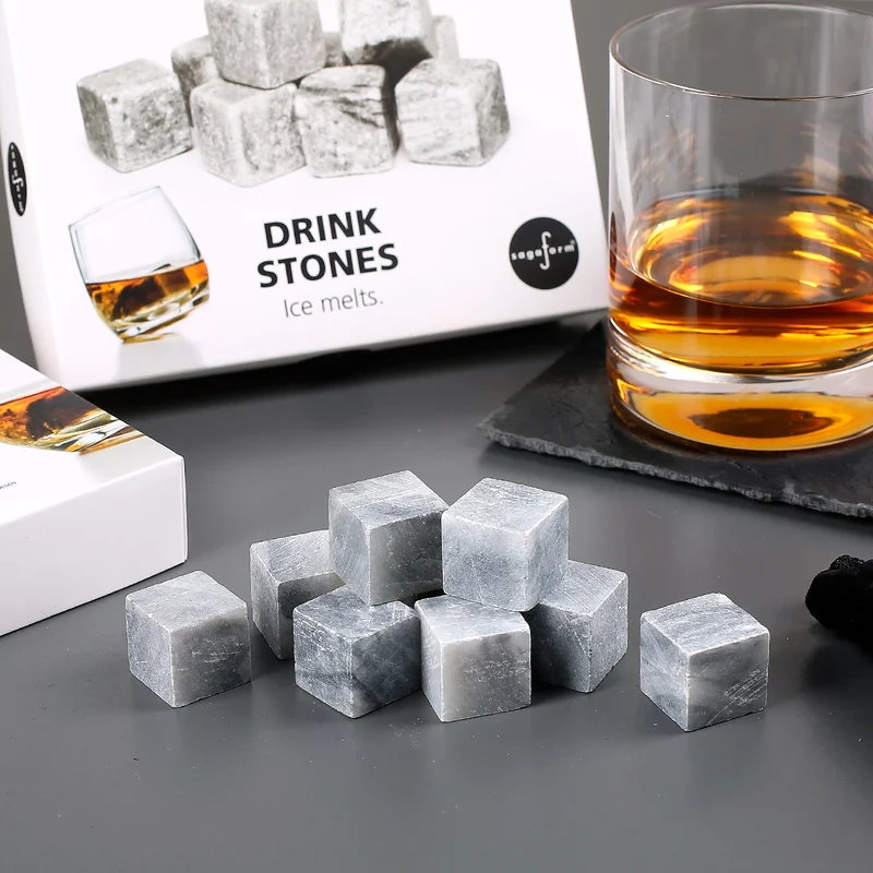 Whiskey Kühlsteine 9er Set