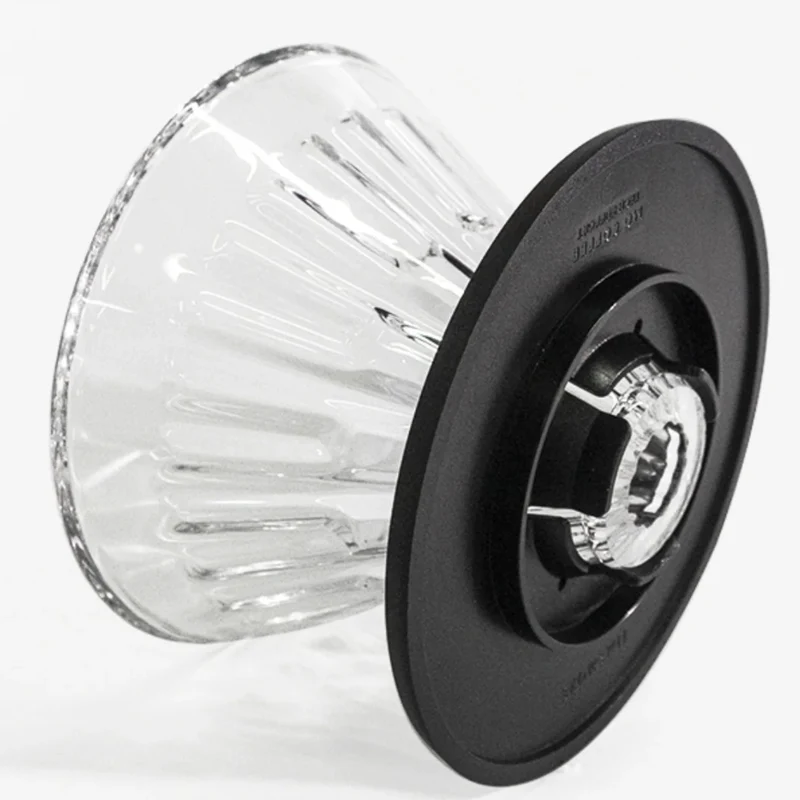 Crystal Eye Glass Dripper Holder | Black