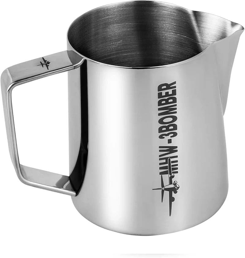 MHW-3BOMBER Latte Art Pitcher 5.0 (Glossy Grey)
