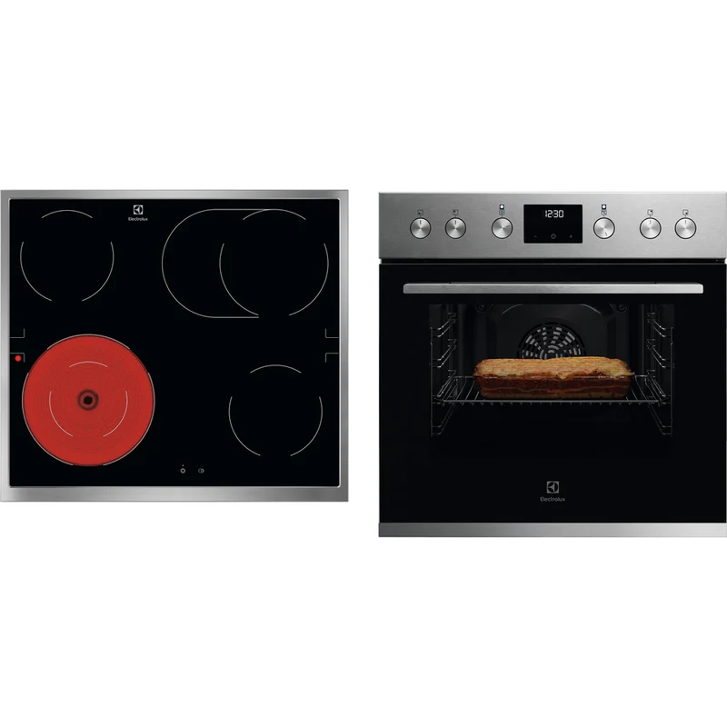 Einbau-Backofen-Kochfeld-Set ELXH3X1