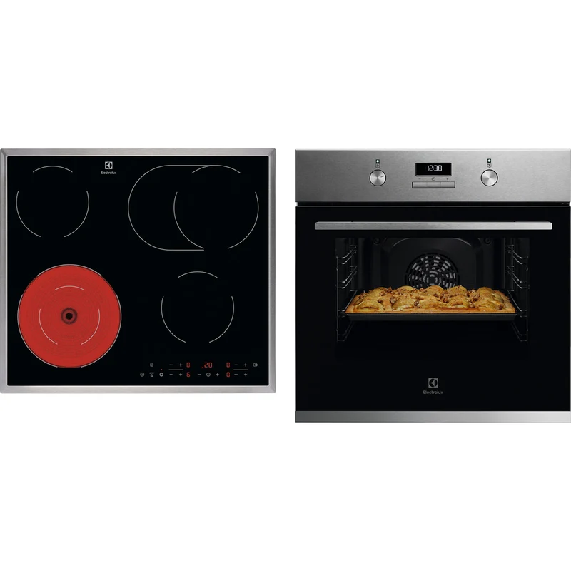 Einbau-Backofen-Kochfeld-Set ELXB2X