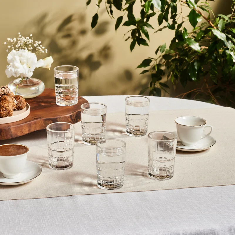 Karaca Yaren, 6-teiliges Becherset für Kaffee, 115ML