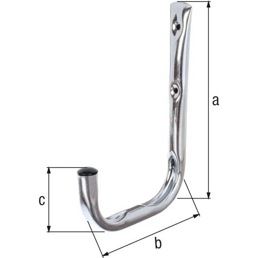 Wandhaken gebogen