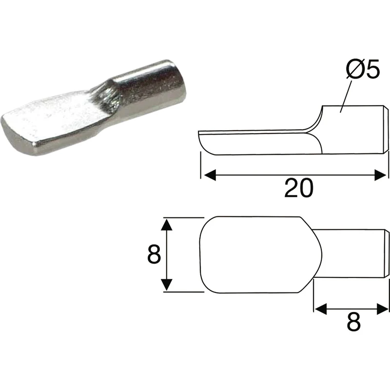 Löffelbodenträger Servo 5