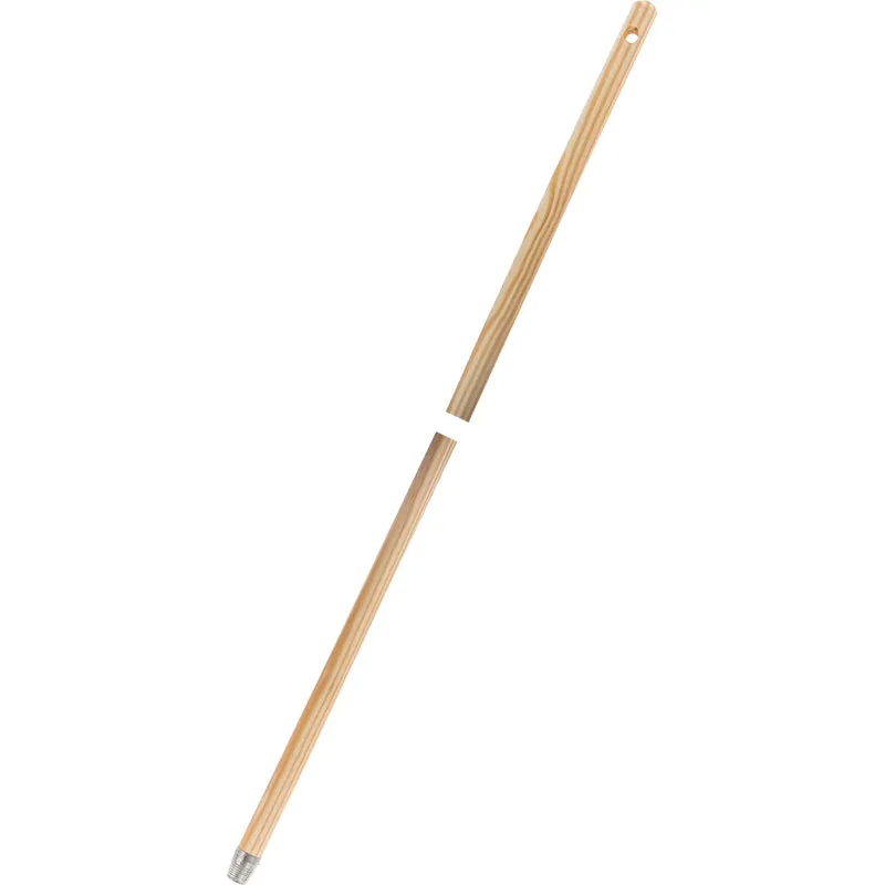 Besenstiel Holz / mit Gewinde