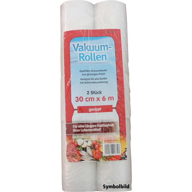 Vakuum Rollen mit gerippter Struktur