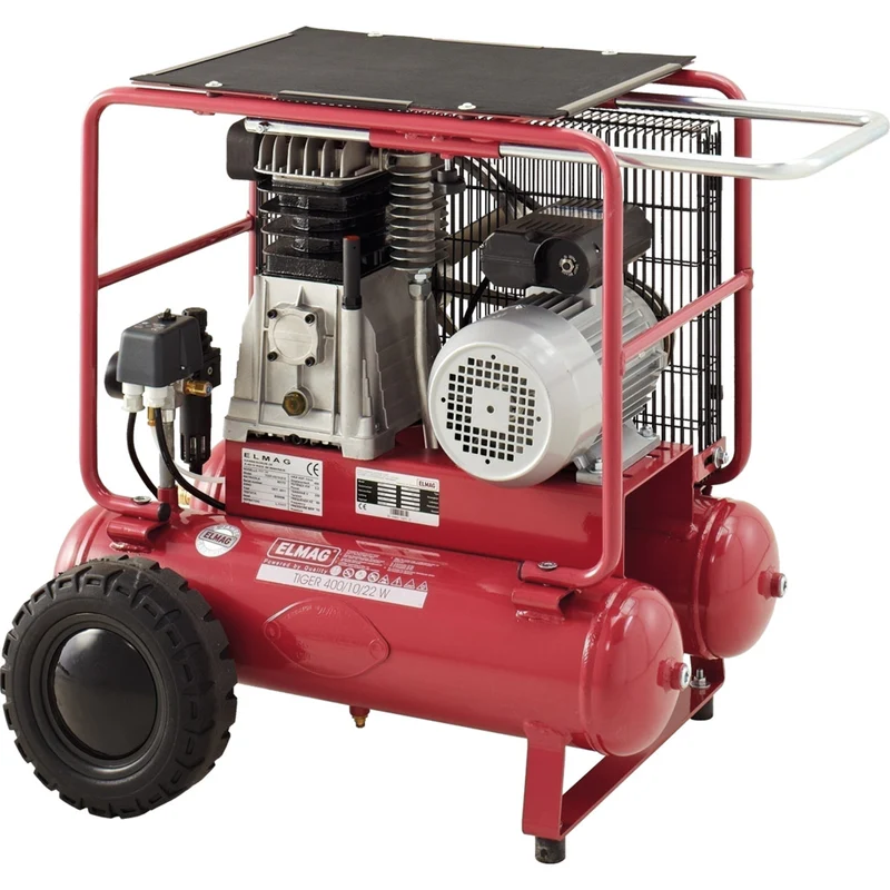 Montagekompressor Tiger 400-10/22W fahrbar