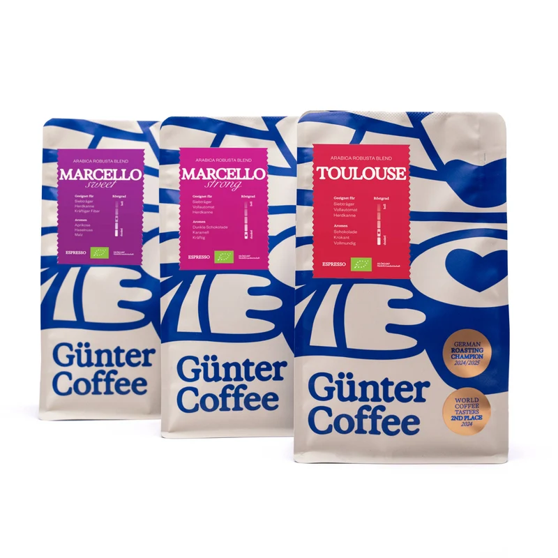 Espresso-Set mit 3 Kaffees