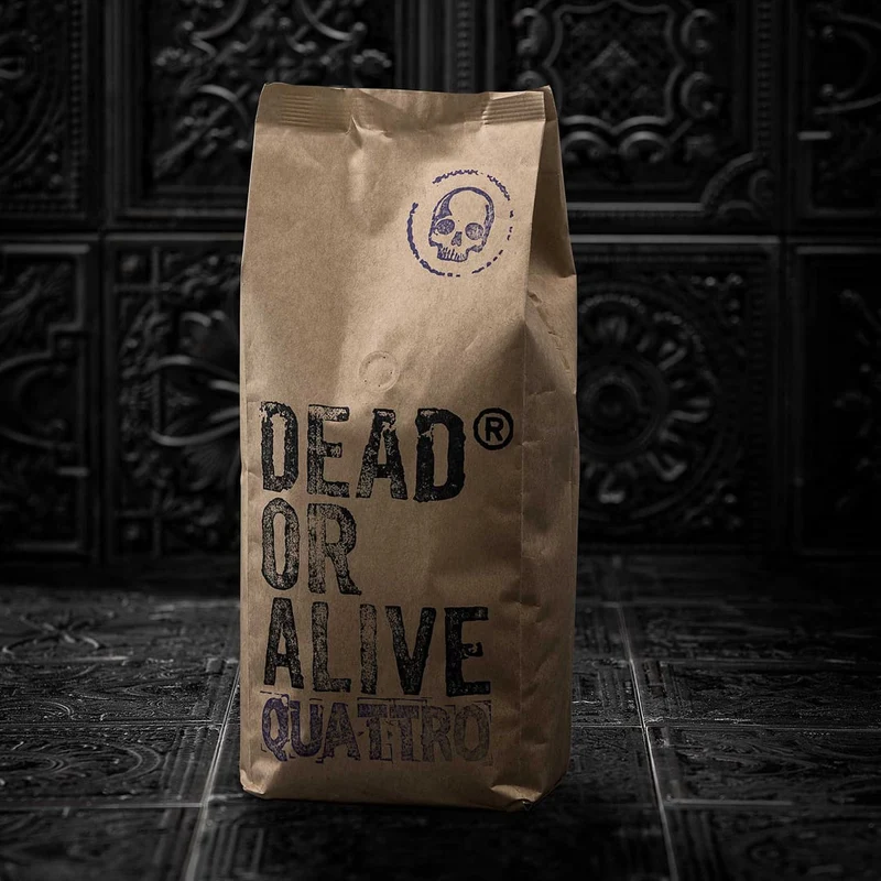 DEAD OR ALIVE COFFEE Quattro – 70% Robusta. 30% Arabica. Stärke mit Balance