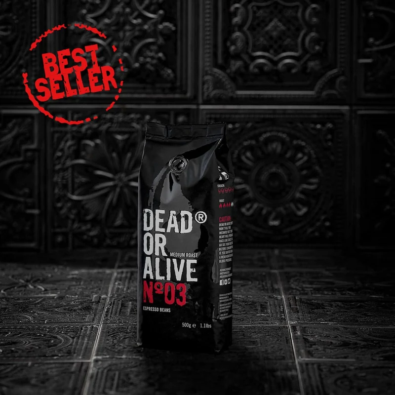 DEAD OR ALIVE COFFEE No3 – 100% Robusta. Stark. Vollmundig. Espresso.