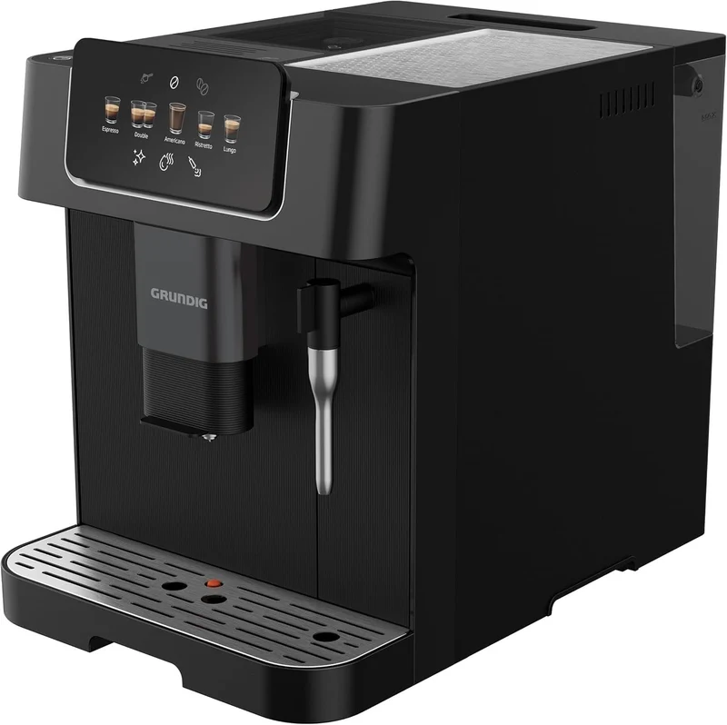 Grundig KVA 6230 Kaffeevollautomat | Milchaufschäumer | 19 Bar | 13 Mahlgrade | 2 L | Schwarz