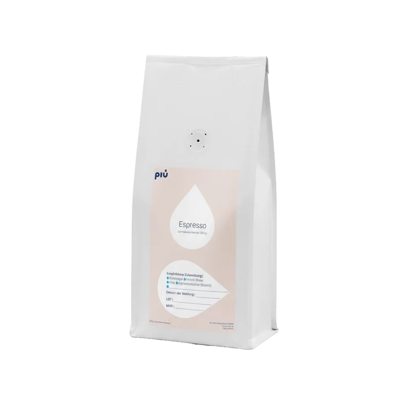 piu Basic Espresso gemahlen