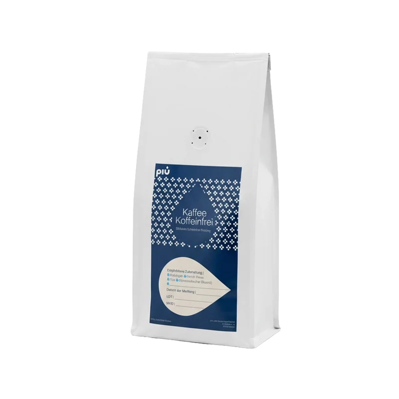 piu Premium Kaffee Koffeinfrei gemahlen