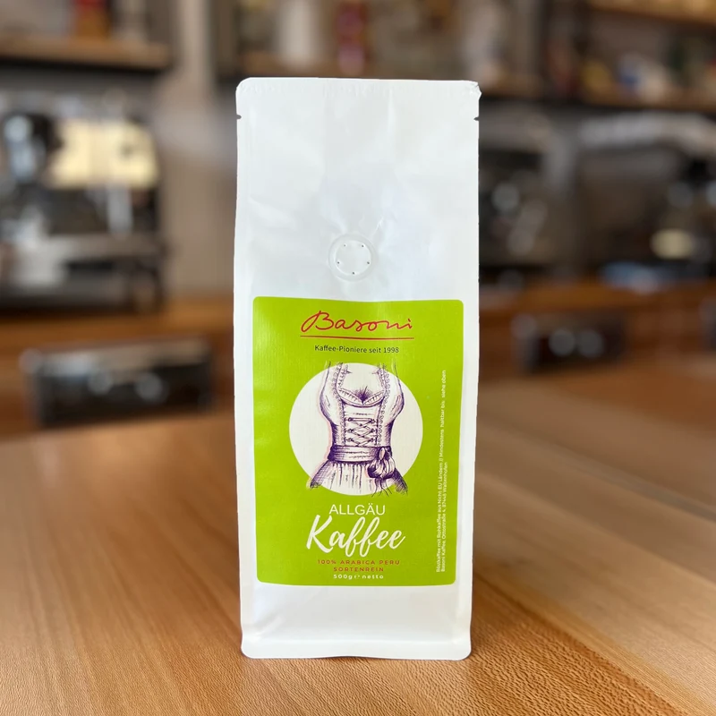 Basoni Dirndl Allgäu Kaffee - der Feine - 100% Arabica Sortenrein