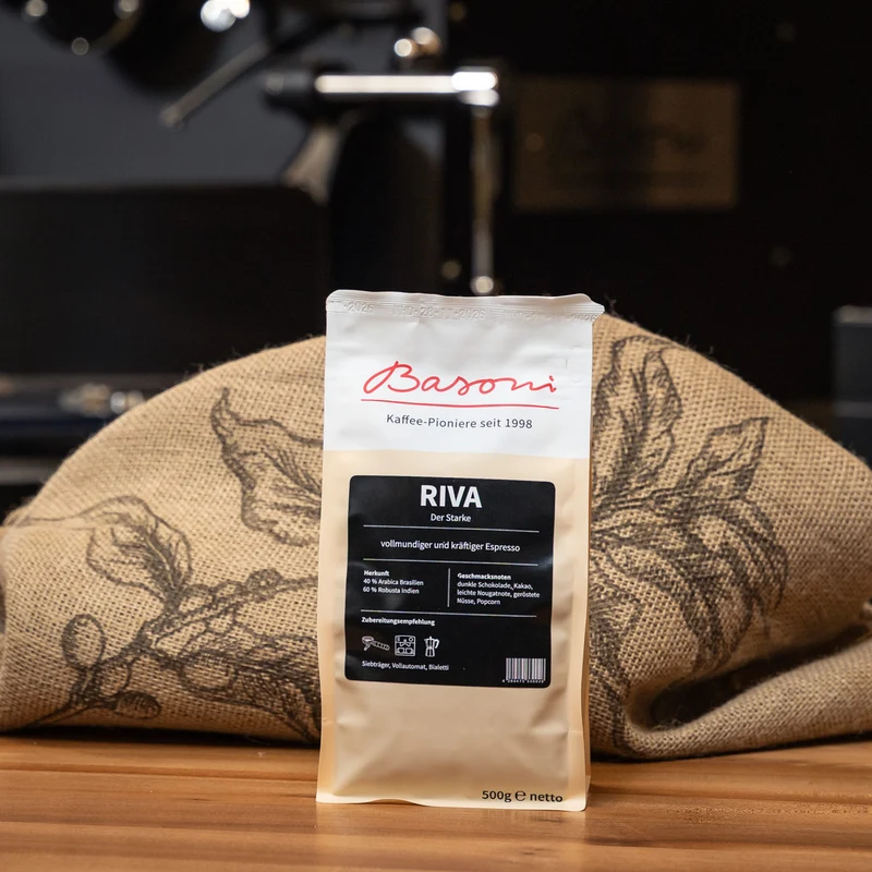 Basoni Riva - 40Arabica / 60Robusta - der Starke