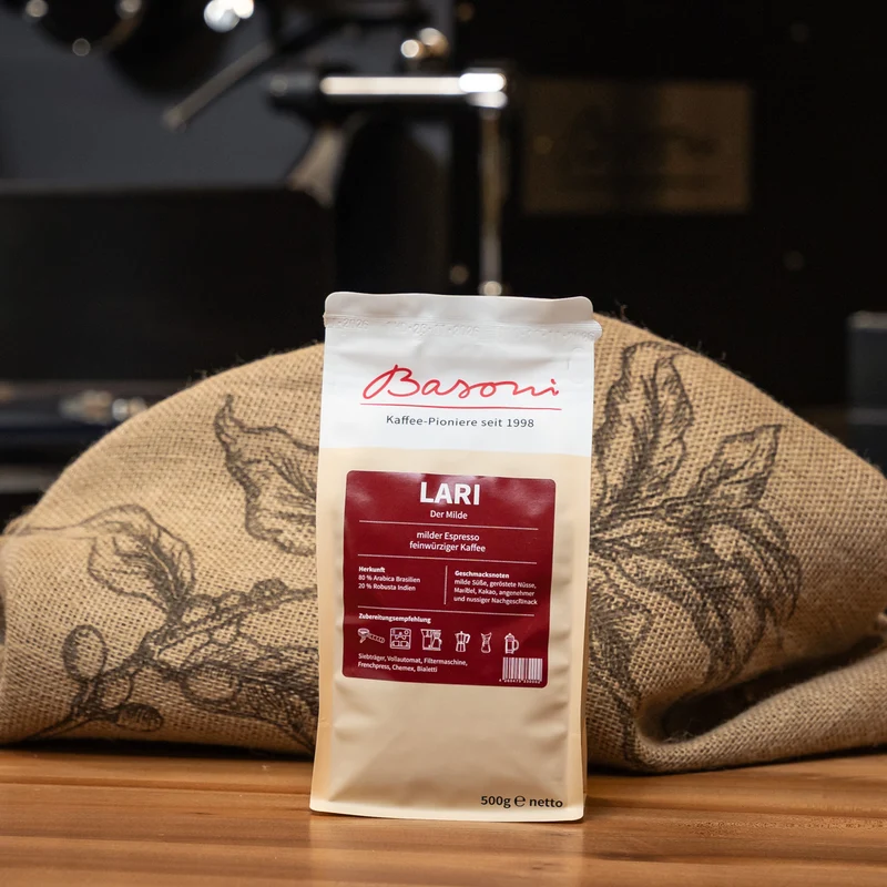 Basoni Lari - 80Arabica / 20Robusta - Der Milde