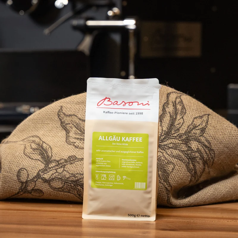 Basoni Allgäu Kaffee - der Feine - 100% Arabica Sortenrein