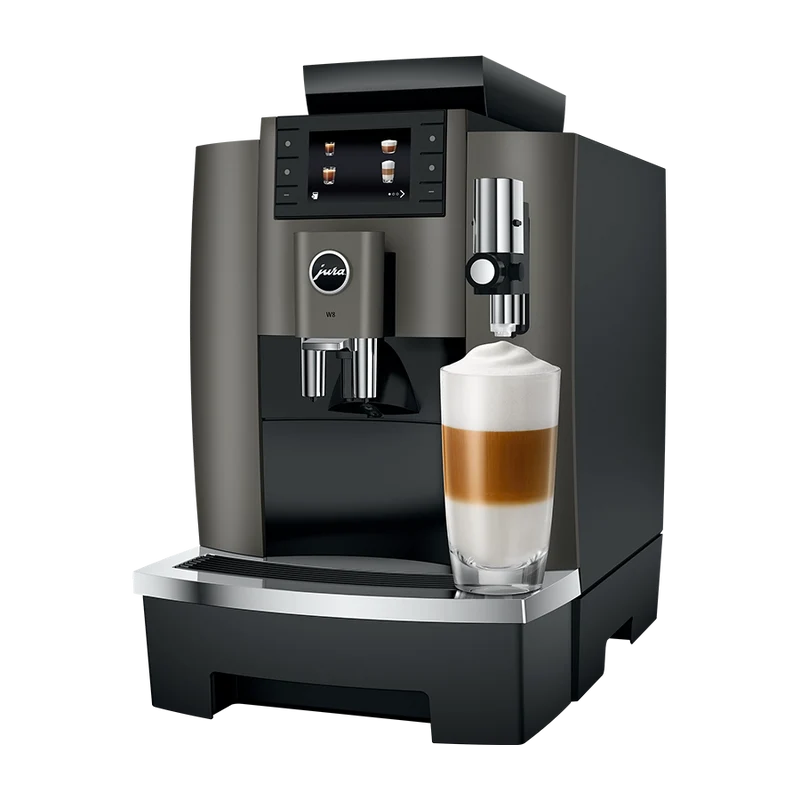 Jura W8 Kaffeevollautomat Dark Inox