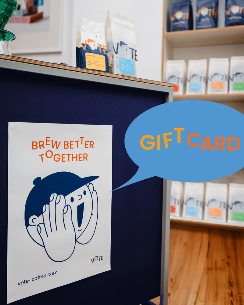 Vote Coffee Gift Card