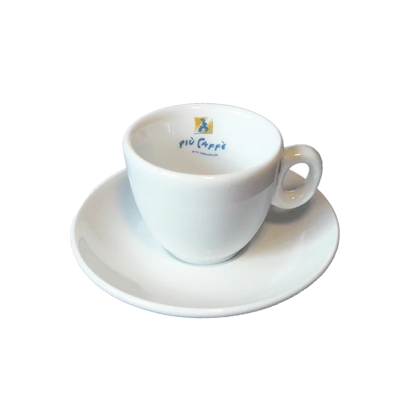 AKTION 6 für 4 più caffè Espressotassen inkl. Unterteller
