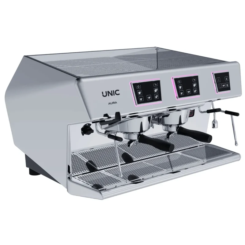 UNIC Aura Espresso Machine - Dosamat, Steamair + 250-600 Cups per Day