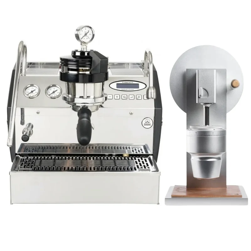 La Marzocco GS3 MP Espresso Machine + Weber Workshops HG-2 Coffee Grinder Home Bundle Kit
