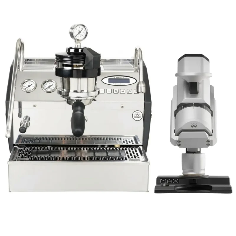 La Marzocco GS3 MP Espresso Machine + Weber Workshops EG-1 Coffee Grinder Home Bundle Kit