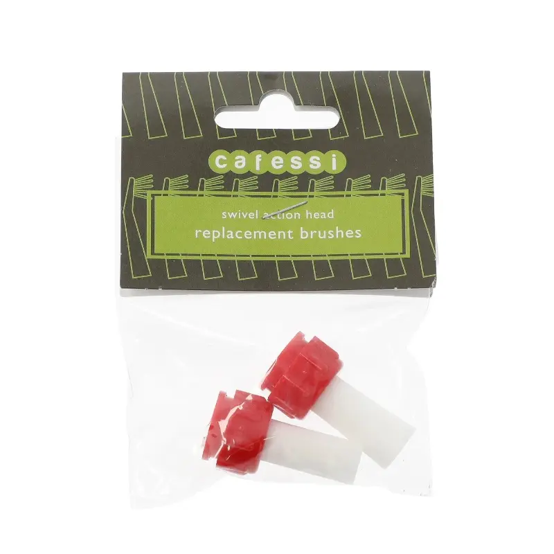Cafetto 2 Pack Swivel Head Cleaning Brush (Replacement Heads)