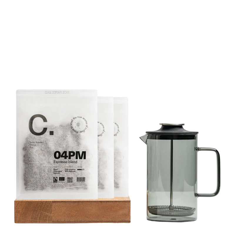 French-Press Kaffee-Set x Chronic.