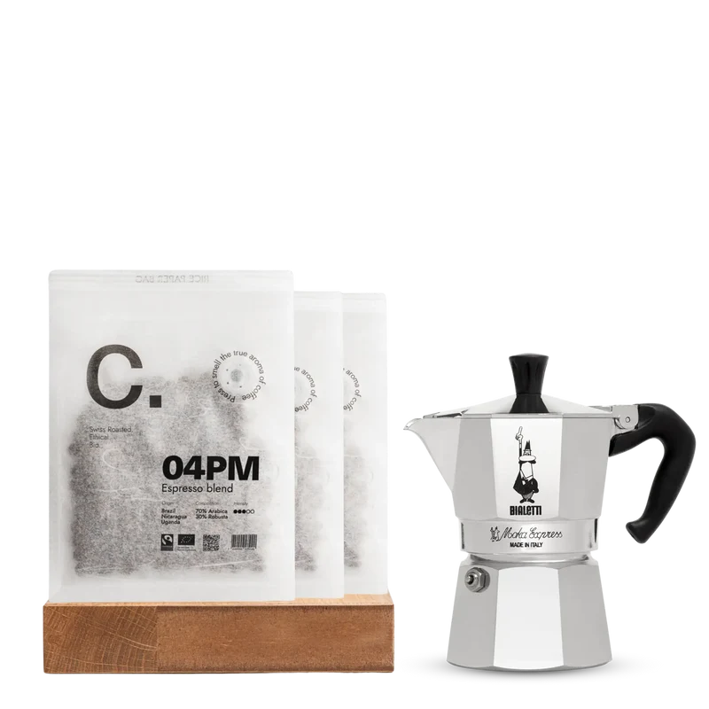 Bialetti Moka Express Kaffee-Set x Chronic.