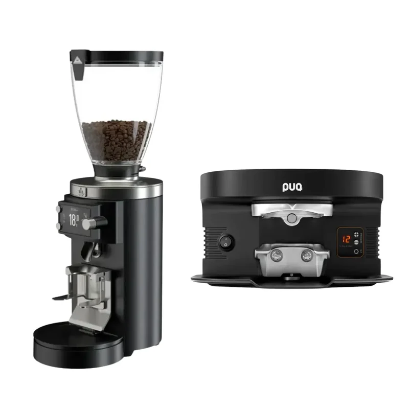 Mahlkonig E65 GBS Grinder + Puqpress M4 Automatic Tamper Commercial Bundle Kit
